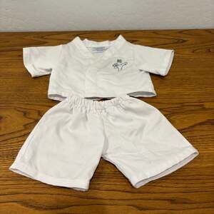 Build-A-Bear Workshop White Martial Arts Karate Gi Outfit 2-Piece Set
